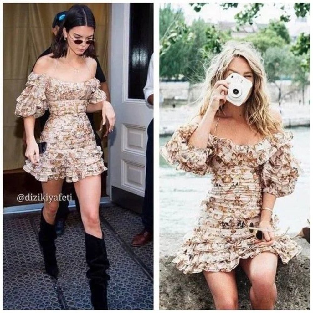 NWT. ZIMMERMANN Linen Mini Dress